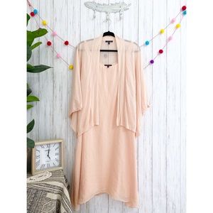 Eileen Fisher Silk Tank Dress Two Piece Set  XL